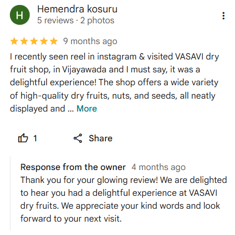 Customer Review 1